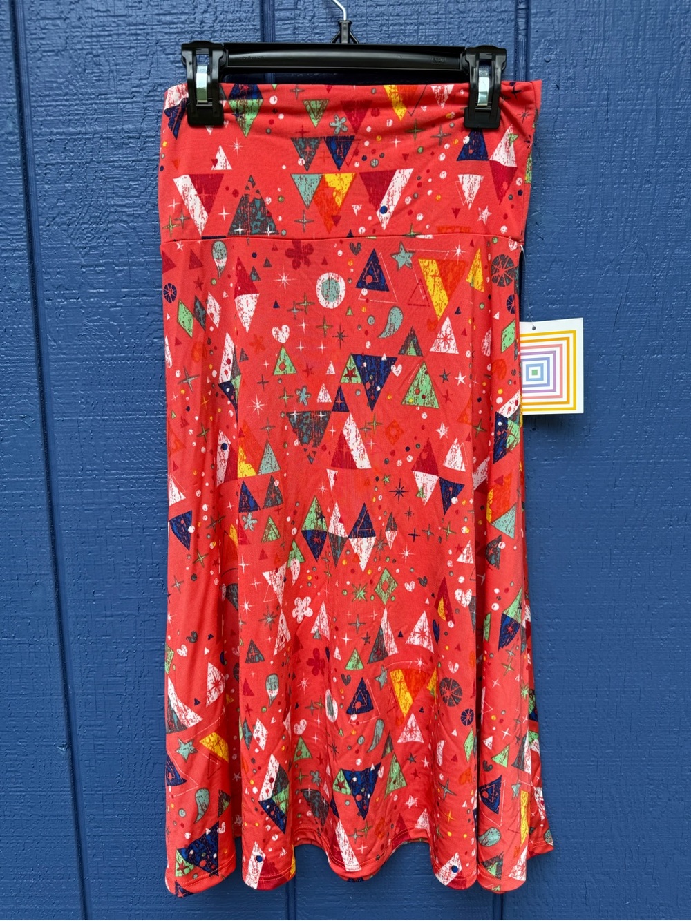 Print A-Line Skirt